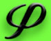 Flemmings logo:det græske bogstav fij eller phi